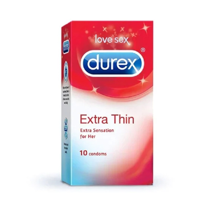 Durex Condoms Extra Thin Extra Sensation